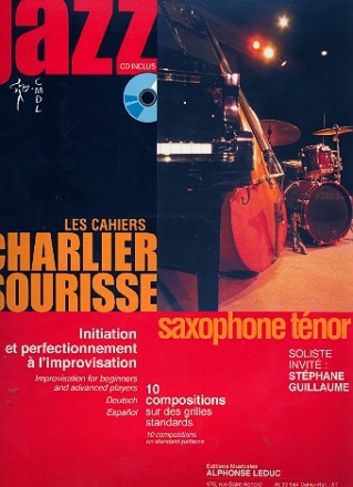 Jazz (+CD): pour saxophone tenor (en/frz/dt/sp)