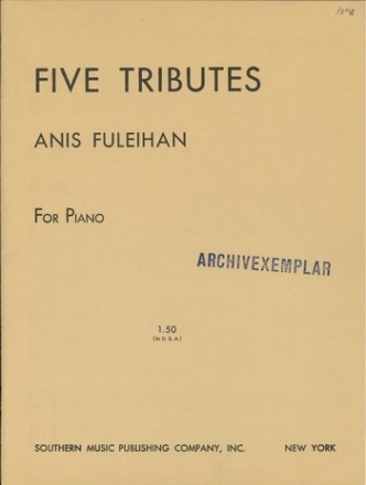 Five Tributes for piano