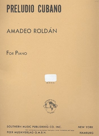 Preludio Cubano  para piano