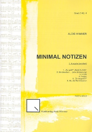 Minimal Notizen fr Flte