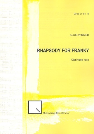 Rhapsody for Franky fr Klarinette