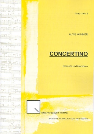 Concertino fr Klarinette und Akkordeon Stimmen