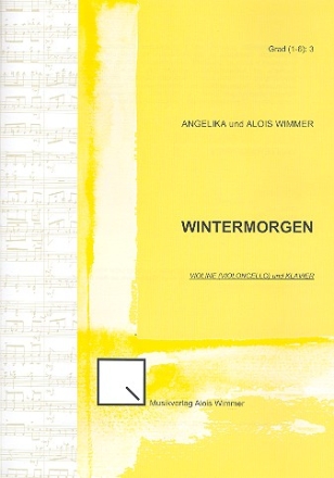 Wintermorgen fr Violine (Violoncello) und Klavier