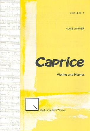 Caprice fr Violine und Klavier