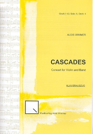 Cascades op.76 fr Violine und Blasorchester fr Violine und Klavier