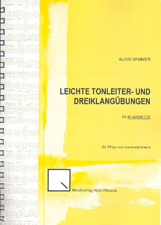 Leichte Tonleiter- und Dreiklangbungen fr Klarinette