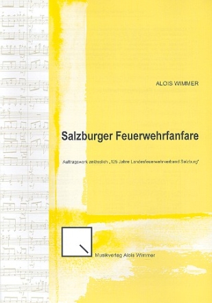 Salzburger Feuerwehrfanfare op.82 fr Blasorchester Partitur