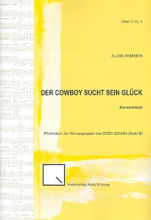Der Cowboy sucht sein Glck op.53 fr Blasorchester Partitur