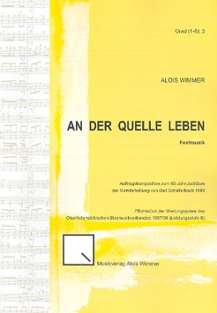 An der Quelle leben op.30 fr Blasorchester Partitur