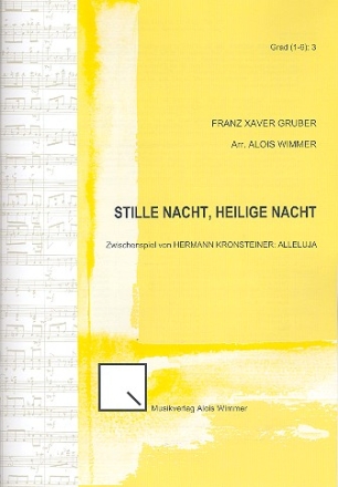 Stille Nacht heilige Nacht fr Blasorchester Partitur