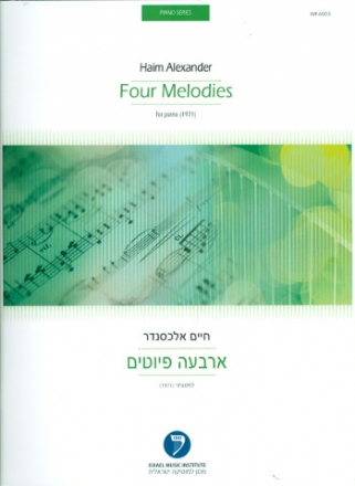 4 Melodies for piano