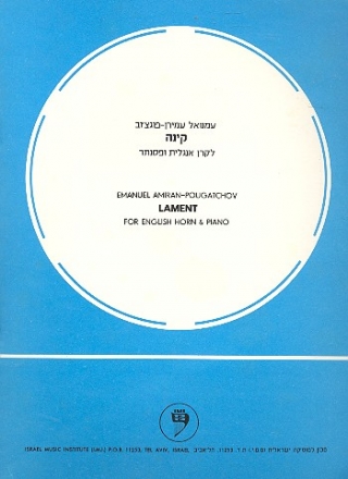 Lament for english horn and piano