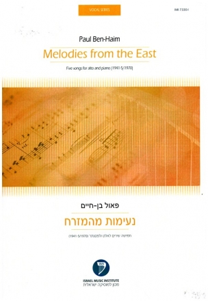 Melodies from the East for alto and piano