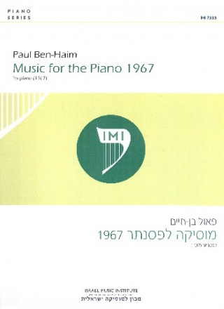 Music for Piano 1967 for piano