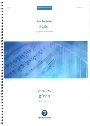Psalm for orchestra score