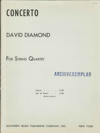 Concerto for string quartet parts