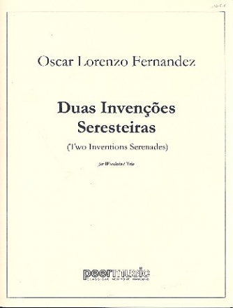 2 Inventions-Serenades for flute, clarinet and bassoon score