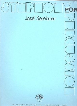Symphony for Percussion for percussion ensemble (5 players) score