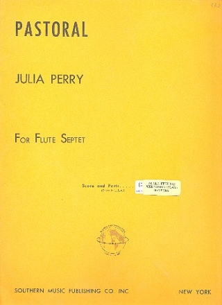 Pastoral for flute septet score and parts