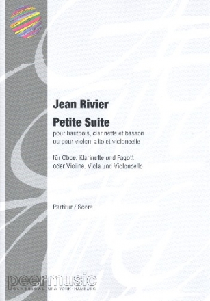 Petite Suite fr Oboe, Klarinette und Fagott (Violine, Viola und Violoncello) Partitur und Stimmen