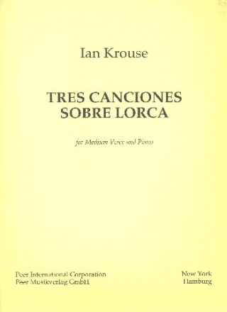 3 canciones sobre Lorca for medium voice and piano