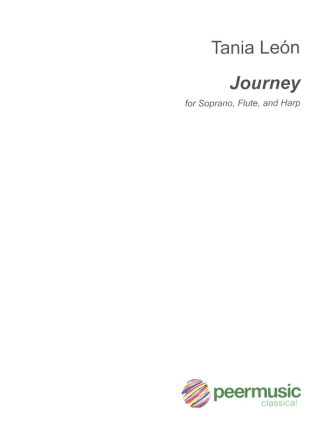Journey for soprano, flute and harp score and parts