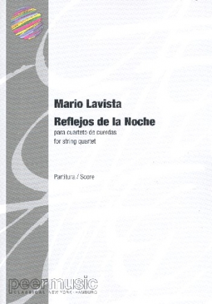 Reflejos de la noche for string quartet score