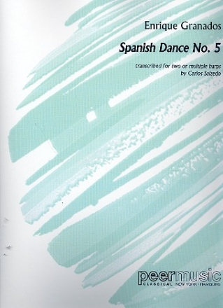 Spanish Dance no.5 for 2 or multiple harps 2 scores
