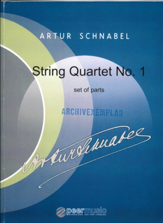 String quartet no.1 for 2 violins, viola and violoncello parts