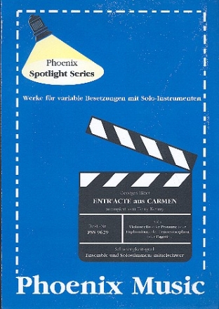 Entr'acte aus Carmen fr 2 Solo-Instrumente und variables Ensemble (mittelschwer) Partitur und Stimmen