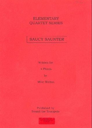 Saucy Saunter for 4 flutes