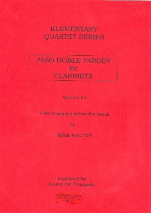 Paso Doble Parody for 4 clarinets