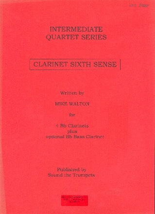 Clarinet sixth Sense for 4 clarinets score and parts