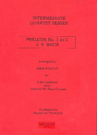 Prelude no 1 in c for 4 clarinets score and parts
