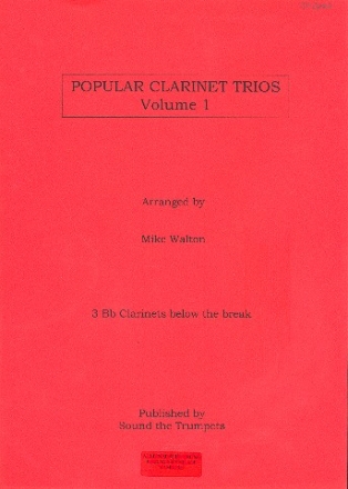 Popular clarinet trios Vol. 1 for 3 clarinets
