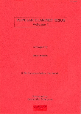 Popular clarinet trios Vol. 1 for 3 clarinets