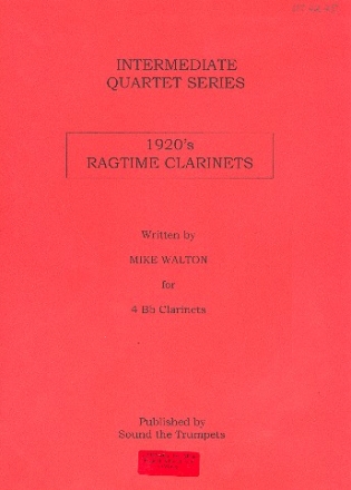 1920's Ragtime Flute for 4 clarinets