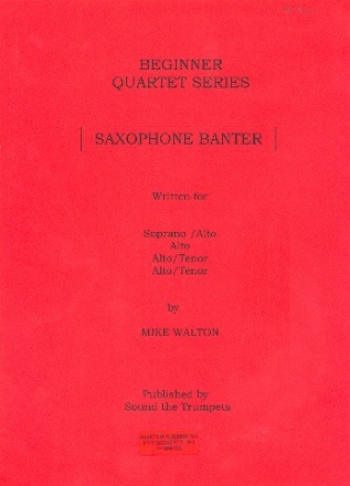 Saxophone Banter for 4 saxophones