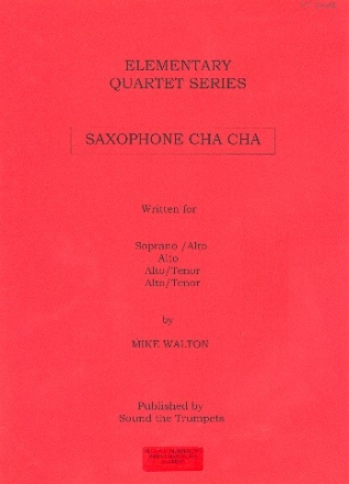 Saxophone Cha cha for 4 clarinets