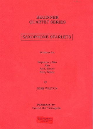 Saxophone starlets for 4 saxophones