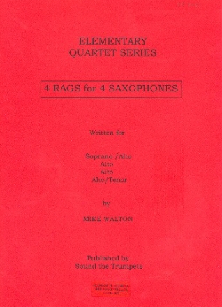 4 rags for 4 saxophones