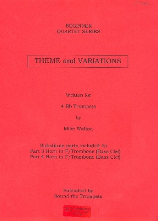 Theme and variations for 4 trumpets