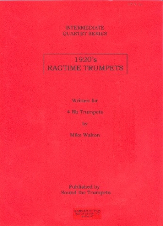1920's ragtime trumpets for 4 trumpets