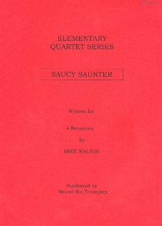 Saucy saunter for 4 bassoons