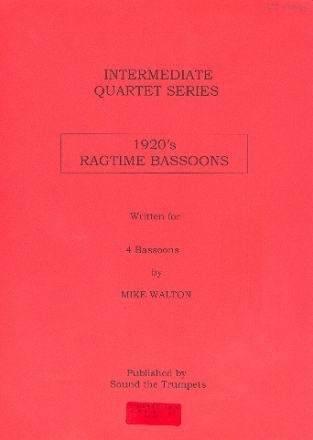 1920's ragtime bassoons for 4 bassoons