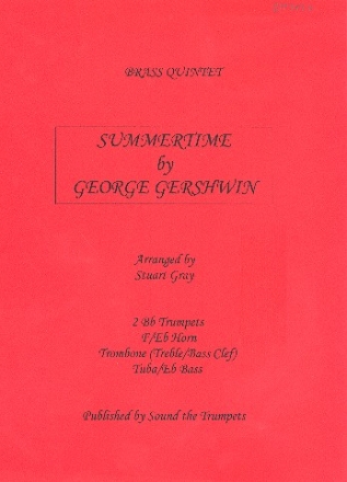 Summertime for brass quintet