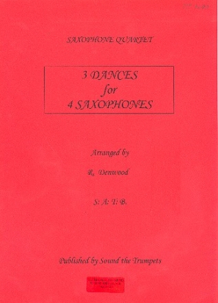 Three dances for 4 saxophones