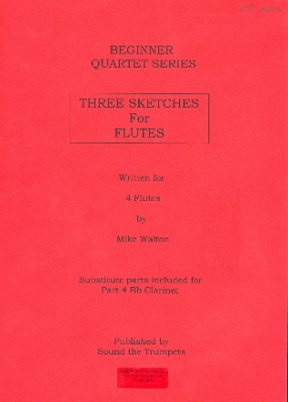 3 Sketches for 4 flutes score and parts