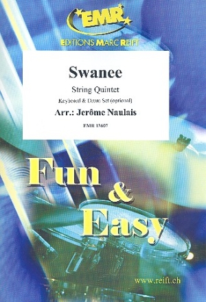 Swanee fr 5 Streicher (Keyboard und Schlagzeug ad lib) Partitur und Stimmen