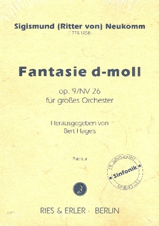 Fantasie d-Moll op.9 NV26 fr groes Orchester Partitur